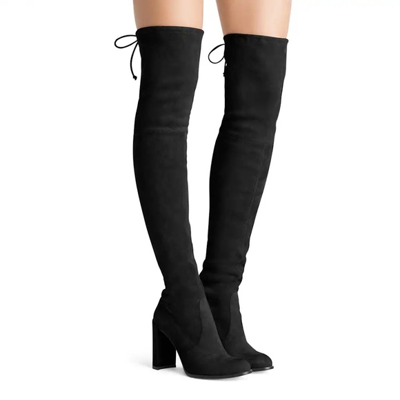 Stuart Weitzman HIGHLINE OTK Boots, Suede - Picture 3 of 8